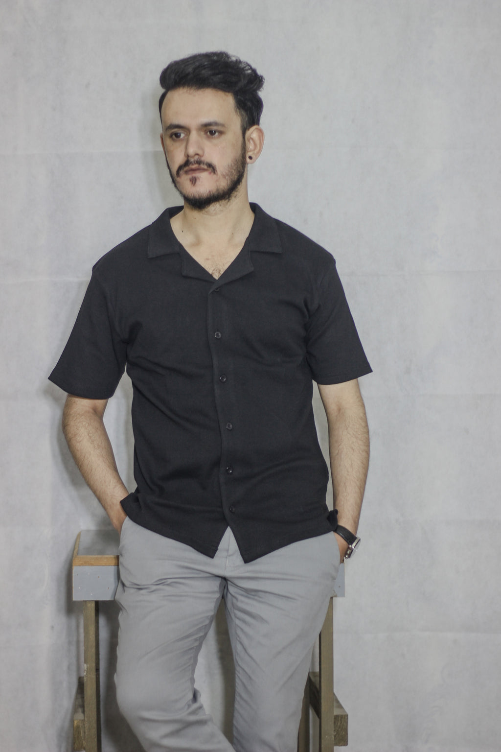Black Cuban Collar