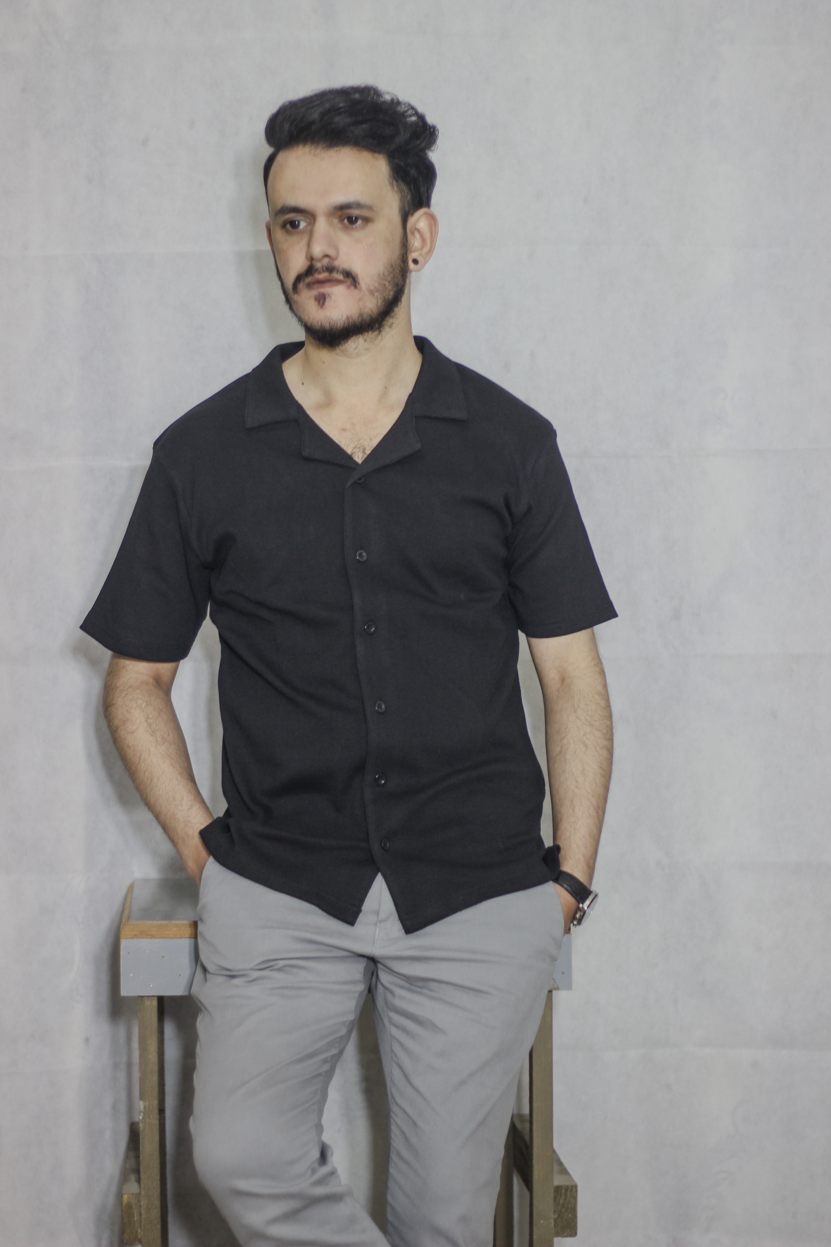 Black Cuban Collar